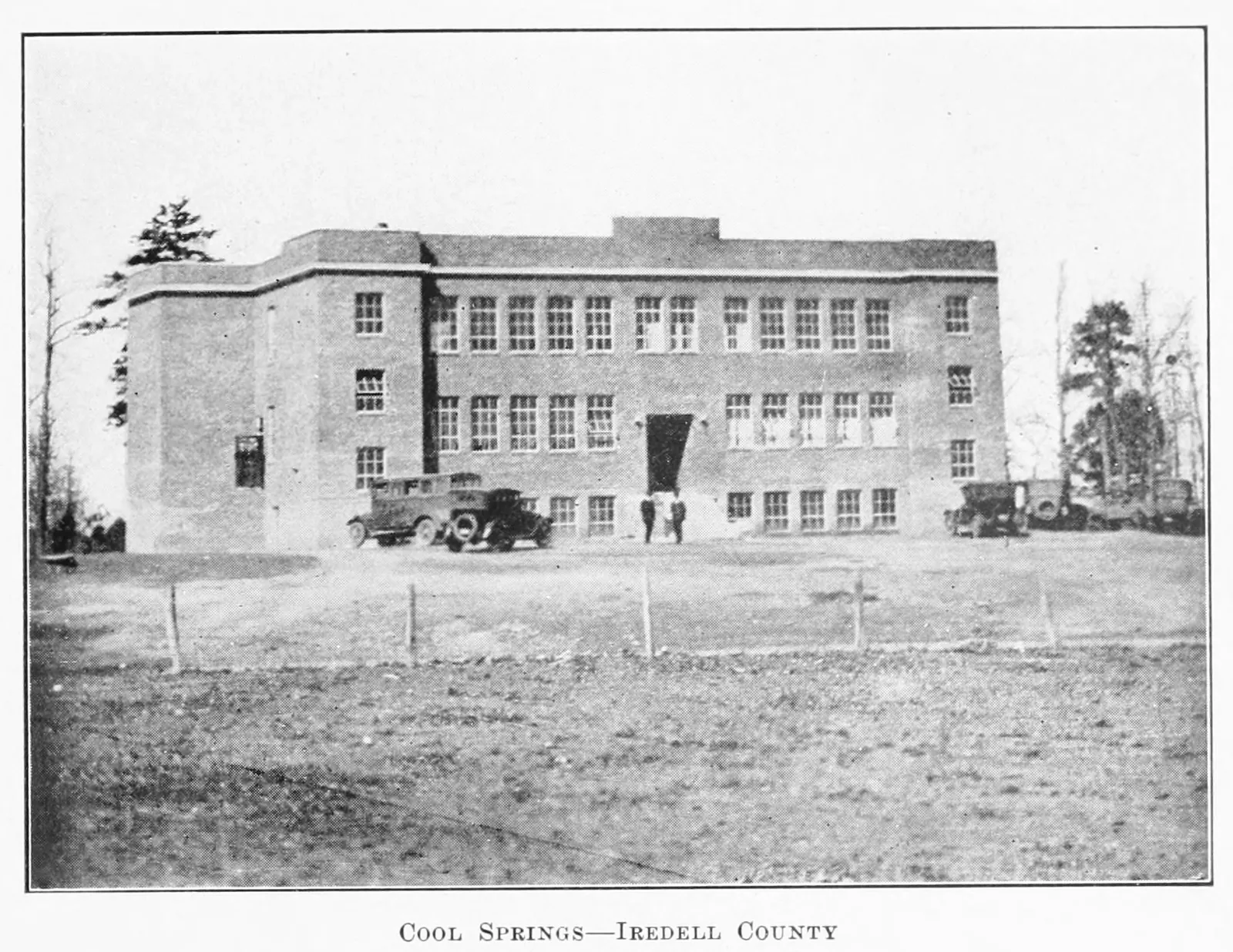 Cool Springs School, an early Iredell County public school, as pictured in the state superintendent's 1920-22 report